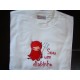 T-shirt bordada "Sou um diabinho"