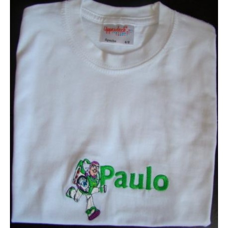 T-shirt - bordado "Buzz lightyear" (Paulo)