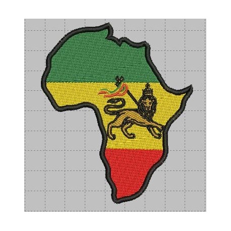 Conjunto de 4 Emblemas África