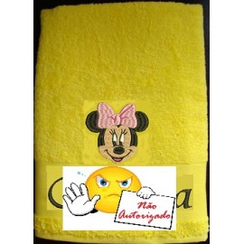 Conjunto de 3 toalhas personalizadas