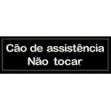 Placas bordadas com nome