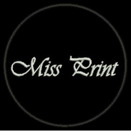 Emblema Miss Print
