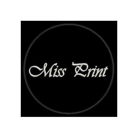 Emblema Miss Print