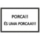 Projeto do emblema "Porca"